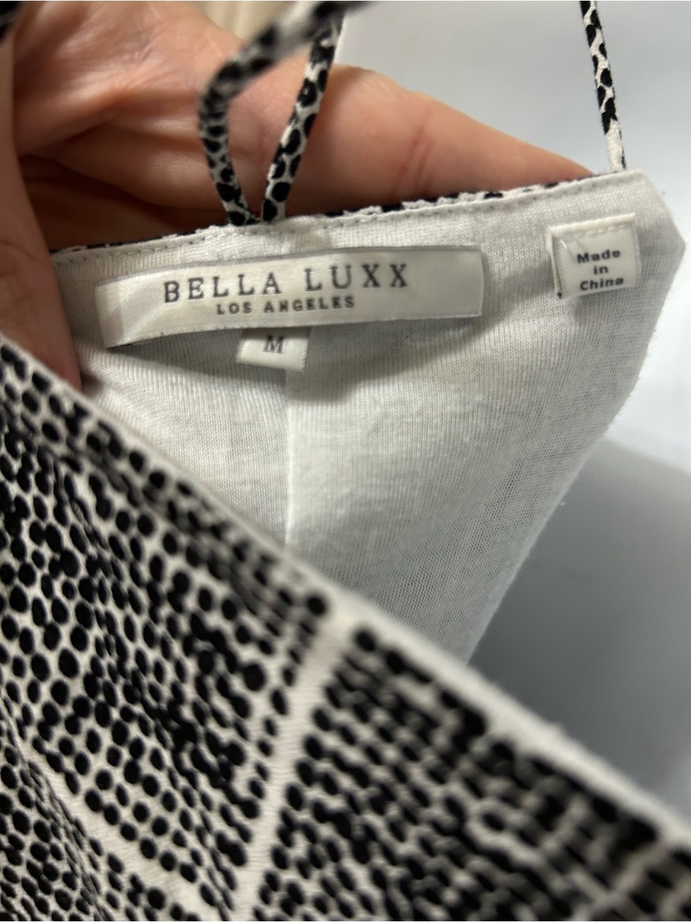 2/$28 Revolve Bella Luxx Grid Print Racerback Slip Dress M - Picture 2 of 5